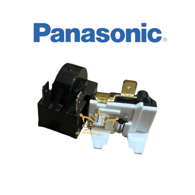 relay ptc overload kulkas PANASONIC 2 pintu