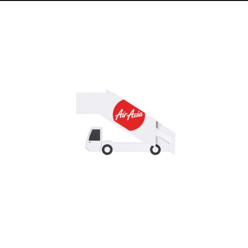 Miniatur/diecast tangga bandara Airasia skala 1:400 & skala 1:200