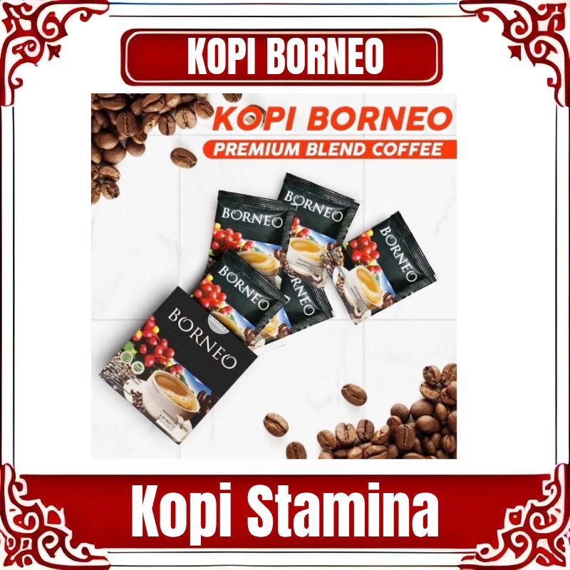 

KOPI BORNEO PREMIUM BLEND COFFE ORIGINAL BPOM PER SACHET - KOPI STAMINA PRIA