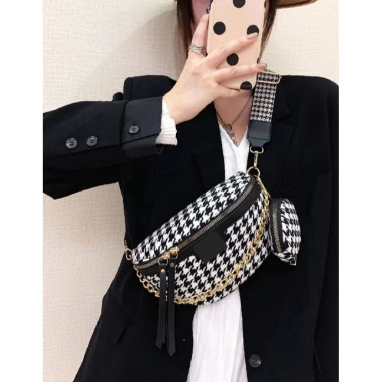 ART M44F GROSIR BAGS  TAS WAITSBAG SELORMEN WANITA TERBARU TAS PINGGANG WANITA KOREA TAS DADA WANITA