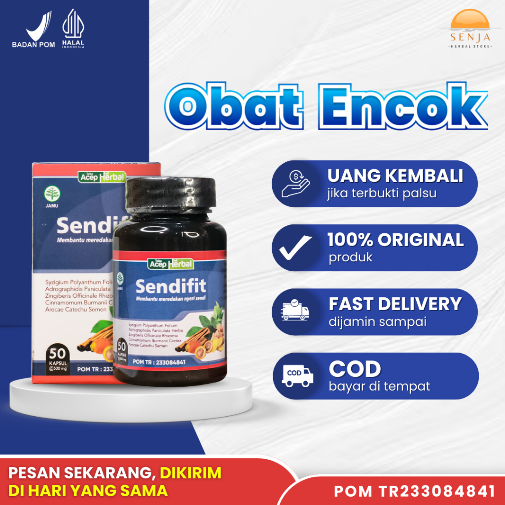 Sendifit Obat Pinggang Encok, Syaraf Kejepit, Nyeri Otot Pinggang, Pinggang Kecetit, Pinggang Kebas