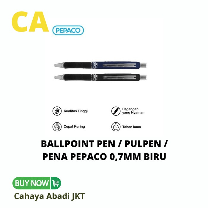 

BALLPOINT PEN / PULPEN / PENA PEPACO 0,7MM BIRU