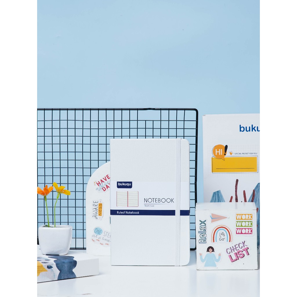 

bukuqu Classic Notebook Putih, Bergaris