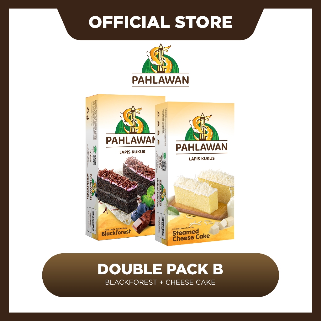 

Double Pack B (Reguler - Blackforest + Cheese Cake)