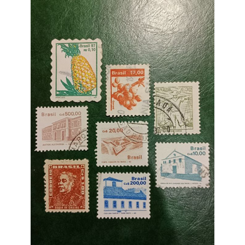 

Prangko Brazil 8 Pcs Campur USED