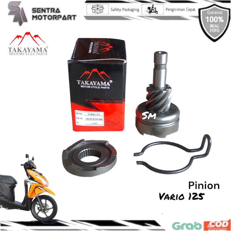 Pinion kick stater starter vario 125 takayama