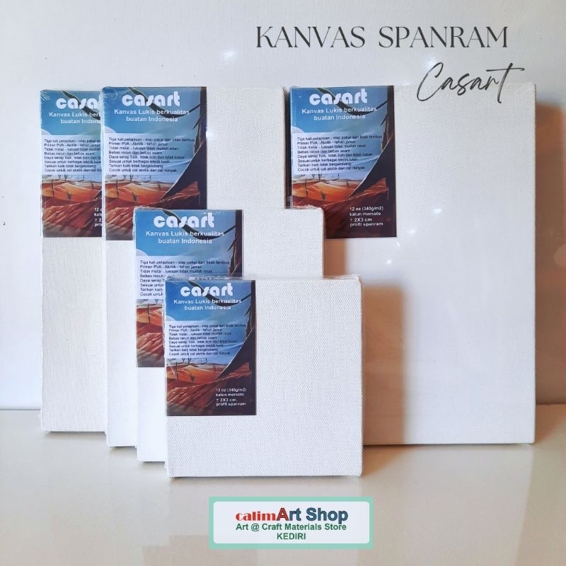 

Kanvas lukis Casart + spanram (25x35cm)