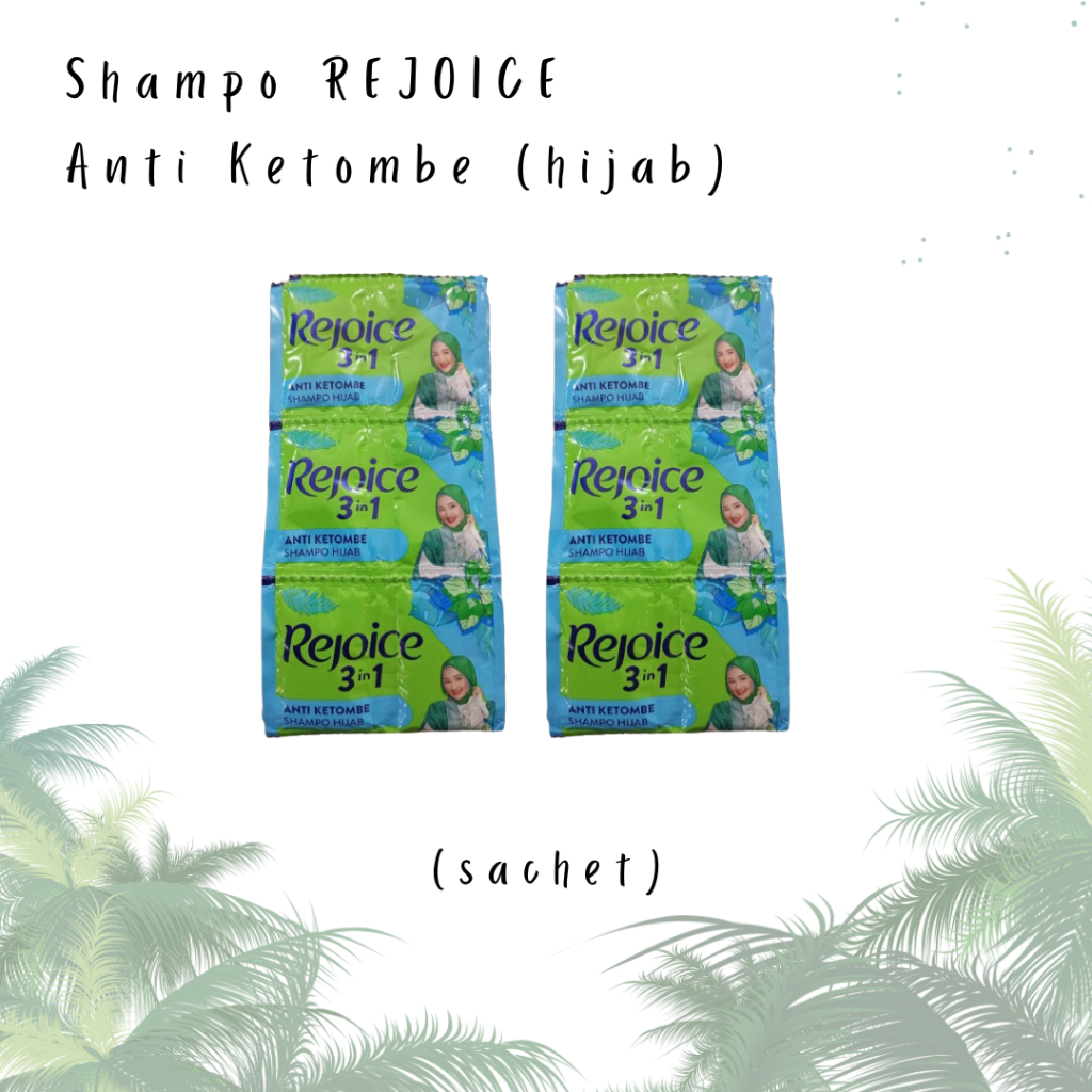 SHAMPO REJOICE 3in1 ANTI KETOMBE HIJAB (ECER)