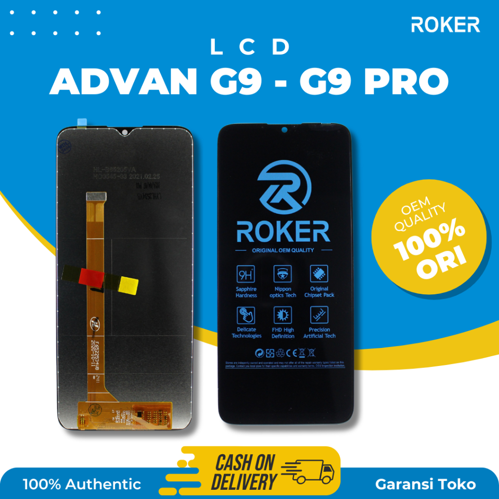 LCD TOUCHSCREEN ADVAN G9 / G9 PRO FULLSET BY ROKER