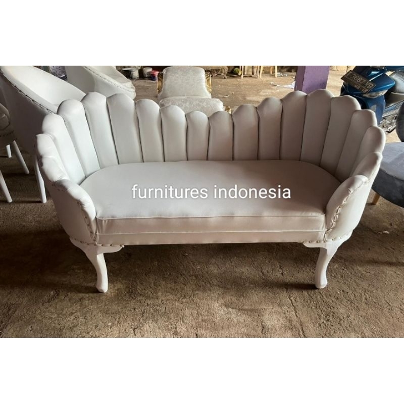 KURSI KERANG KIPAS / SOFA PELAMINAN KERANG SAKUR JEPARA