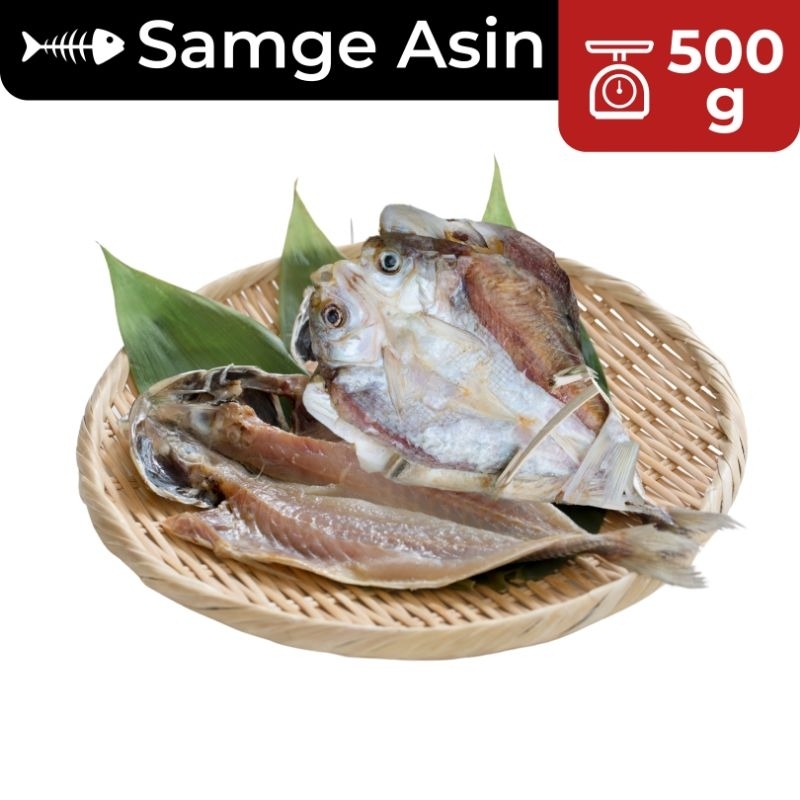 

500g Samge Asin SUPER / Kepala Batu Asin / Ikan Asin Samge / Ikan Asin Murah / Ikan Asin Enak