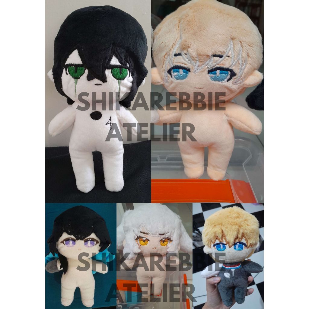 Custom Cotton Doll Anime 10cm, 15cm, 20cm, 25cm | Plush Toy Doll | Boneka Kapas Hair Doll | Non Attr