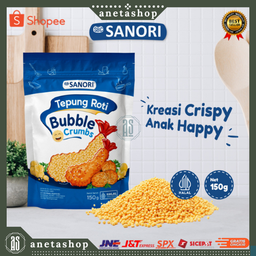 

SBC SANORI TEPUNG ROTI BUBBLE CRUMBS TEPUNG MAKANAN LEZAT