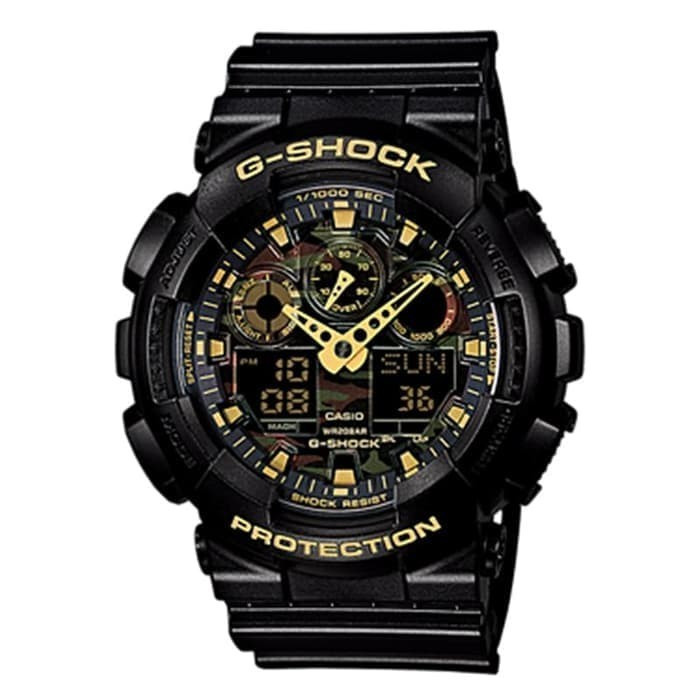 CASIO G-SHOCK GA-100CF-1A9 / GSHOCK GA100CF ORIGINAL & BERGARANSI