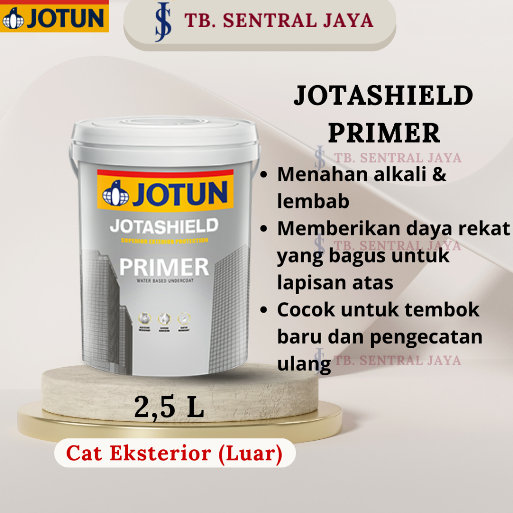 Jotun Jotashield Primer 2,5 Liter/Cat Tembok Primer/Cat Jotun Primer
