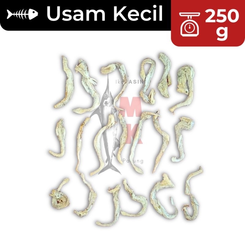 

250g Ikan Asin Usam Kecil SUPER / Jambrong / Siting / Abong / Jeprox / Ikan Asin Murah / Ikan Asin Enak