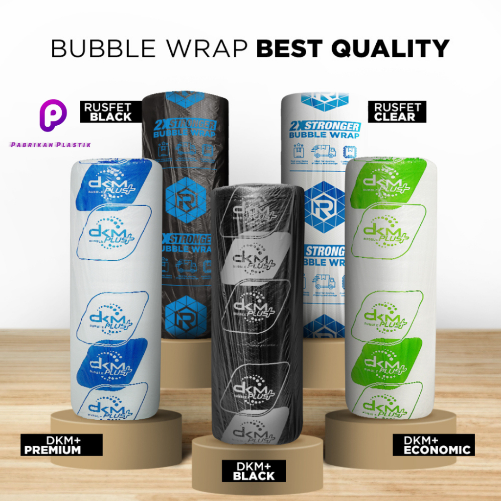 

Plastik Bubble Wrap 125cm x 50m DKM PLUS Bubblewrap PREMIUM ROLL Harga Eceran