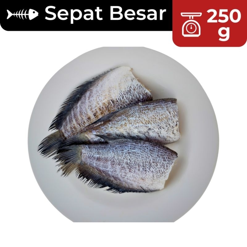 

250g Ikan Asin Sepat Besar SUPER / Sepat siem Besar / Ikan Asin Sepat / Ikan Asin Murah / Ikan Asin Enak