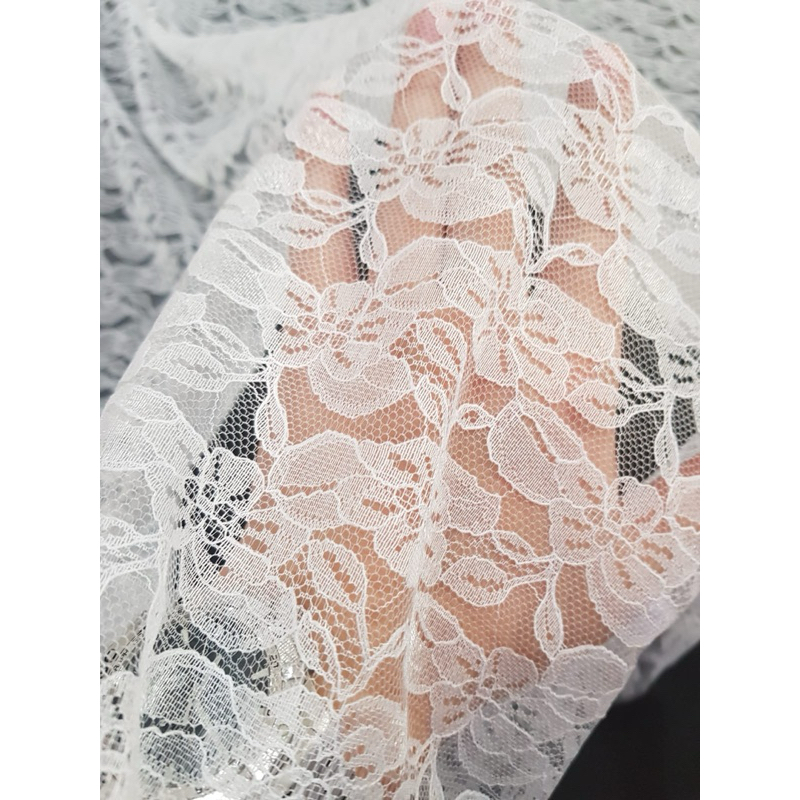 BROKAT ANGGREK BAHAN KEBAYA DRESS BAHAN DECOR TENDA PLAFON DECOR MANTEN TENDA MANTEN BROKAT LEBAR PE