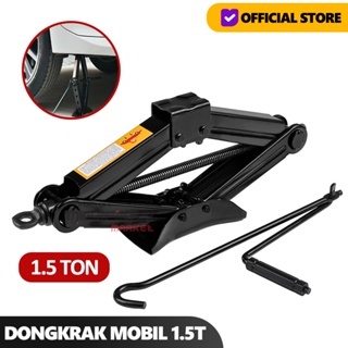 Dongkrak Jembatan Mobil Manual 1,5 Ton dan 2 Ton Car Scissors Jack Dua Ton MURAH Universal Dongkrak 