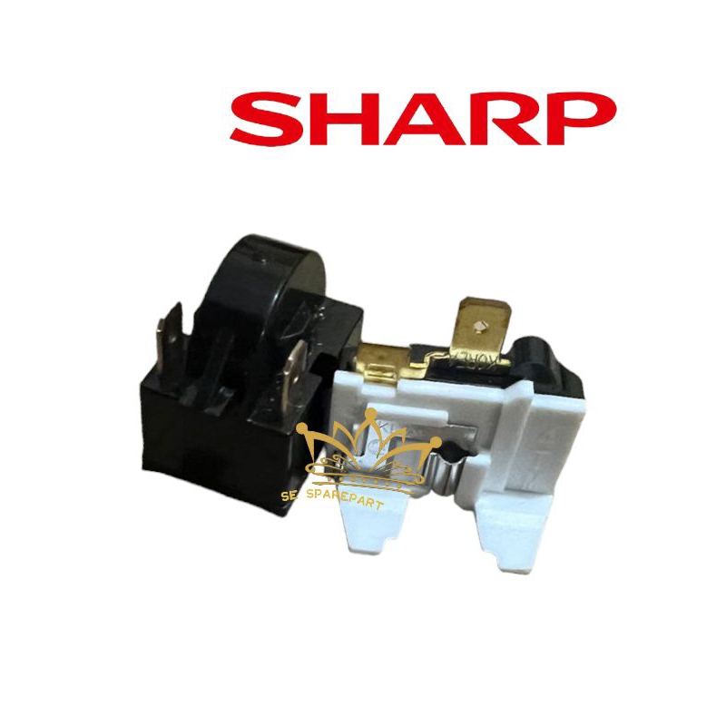 Relay ptc overload kulkas SHARP 2 pintu