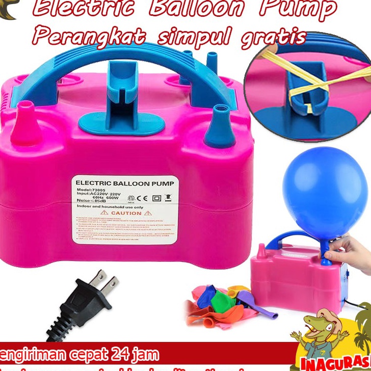 STOK SIAP COD Pengiriman dari Jakarta Pompa balon elektrik Pompa balon elektrik kecil Pompa balon el