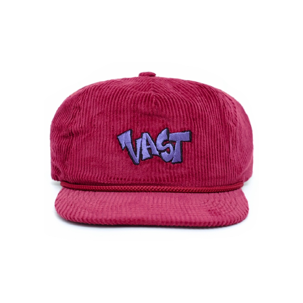TOPI VAST Snapback Corduroy - Graff - VHS-81 - Maroon
