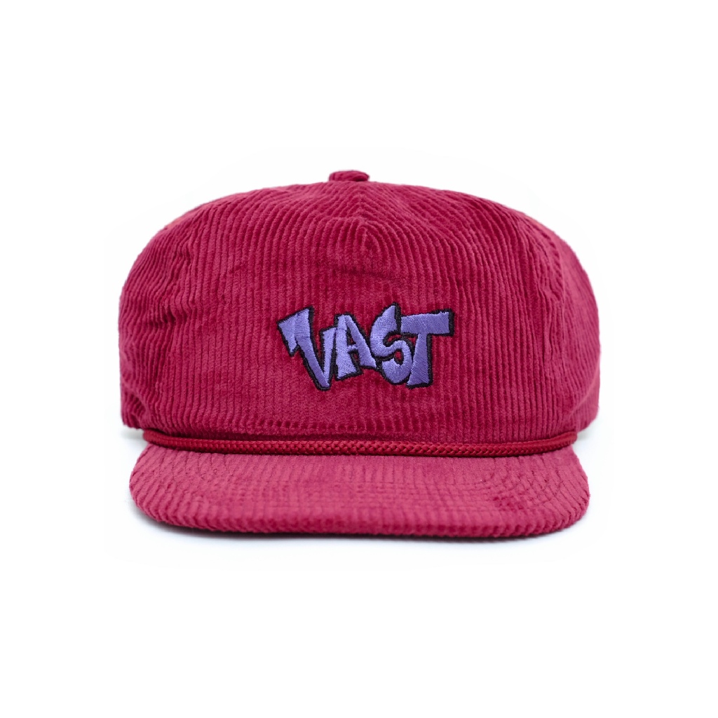 VAST CORDUROY SNAPBACK MAROON - VHS-81