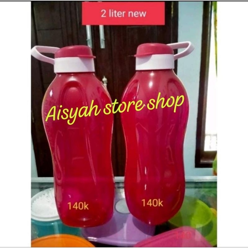 botol minum eco 2Liter Tupperware baru dan second