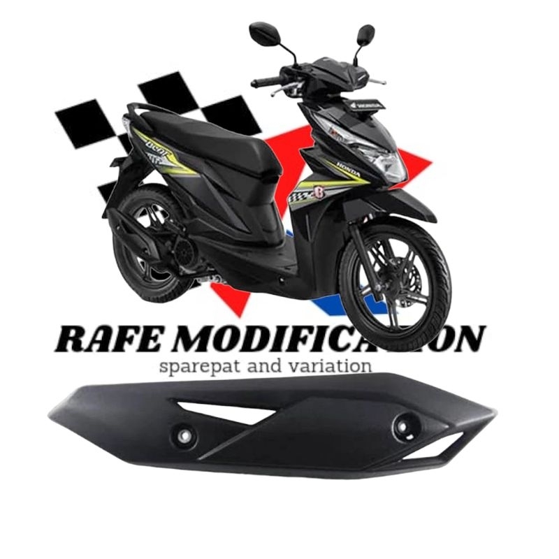 Cover Knalpot Beat FI Tameng Knalpot Beat FI Cover Knalpot Beat ESP 2016-2019