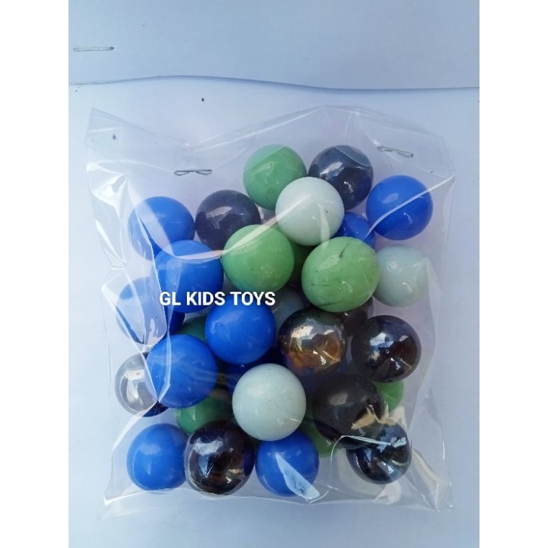 Gundu Kelereng Motif Marmer 100pcs