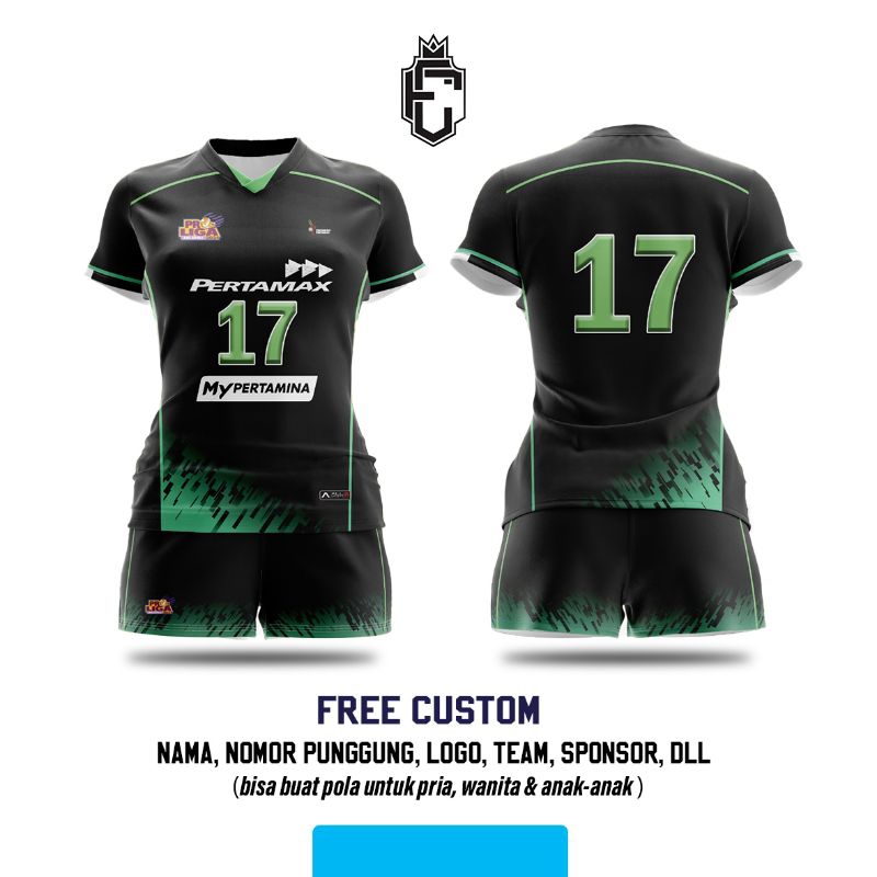 Jersey Voli Cewek Proliga Jakarta Pertamina Pertamax