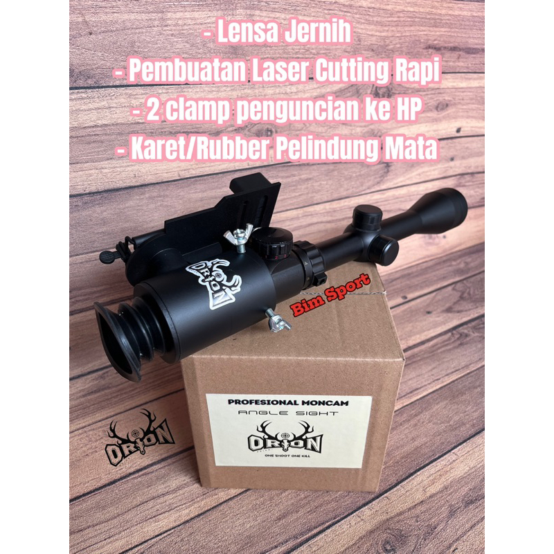 Monting Kamera HP Samping - Moncam