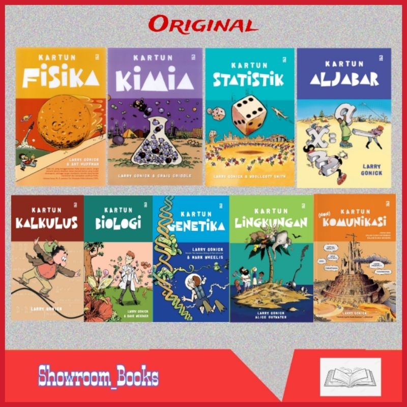 Buku Kartun Fisika Kimia Genetika Statistik Non Komunikasi Lingkungan Kalkulus Biologi Geometri