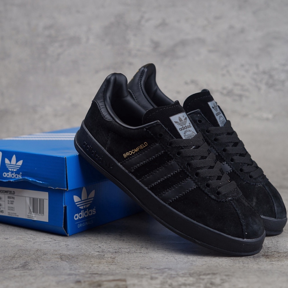 Oke Pr Sepatu Adidas Broomfield Full Black Original Premium Sepatu Sneakers Pria Sepatu Casual Sepat