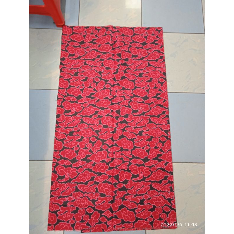 batik print buatan solo motif Mega mendung