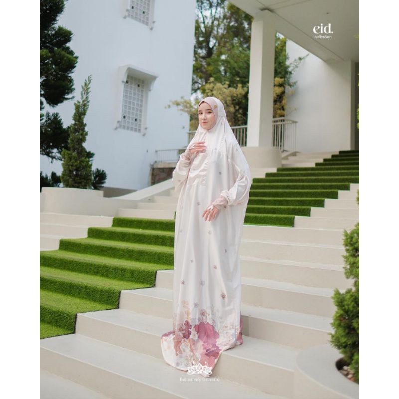 Telekung Habibah (mukena terusan)