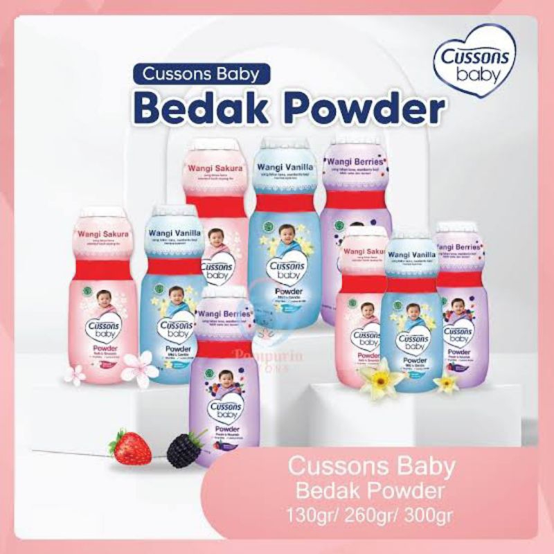 Cussons Baby Powder | Bedak Bayi Cussons 100 g