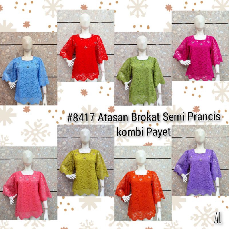 Atasan Jumbo ld 120//Atasan Wanita Brukat