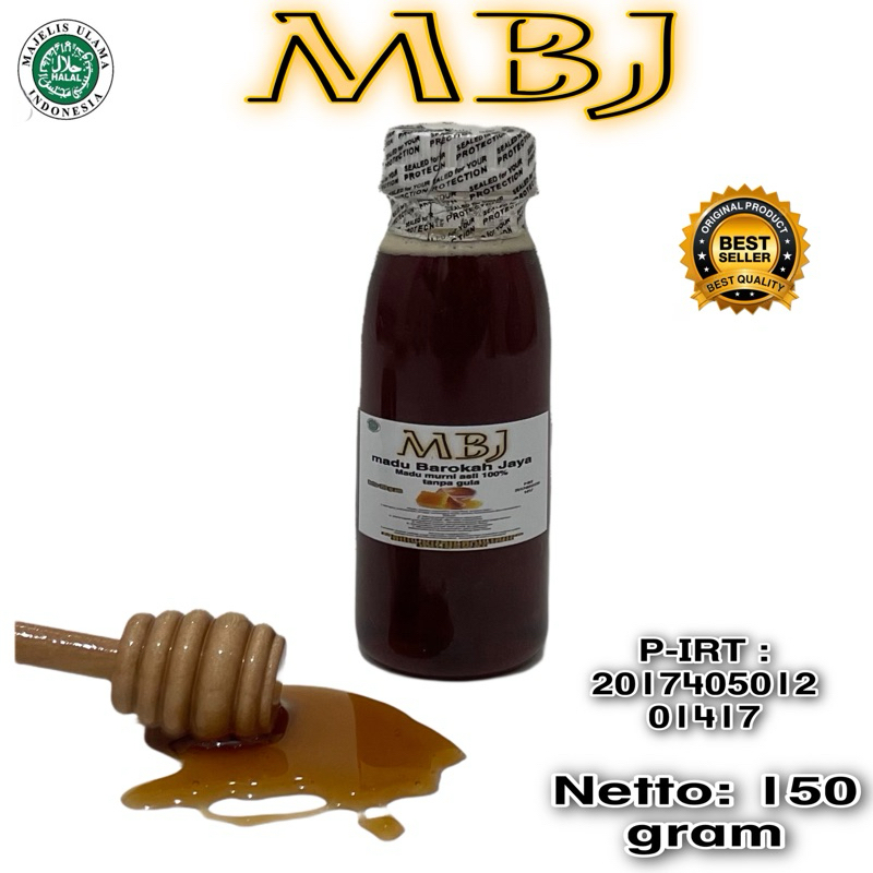 

(MBJ) Madu Hutan 100% Asli Tanpa Campuran | 150 gram