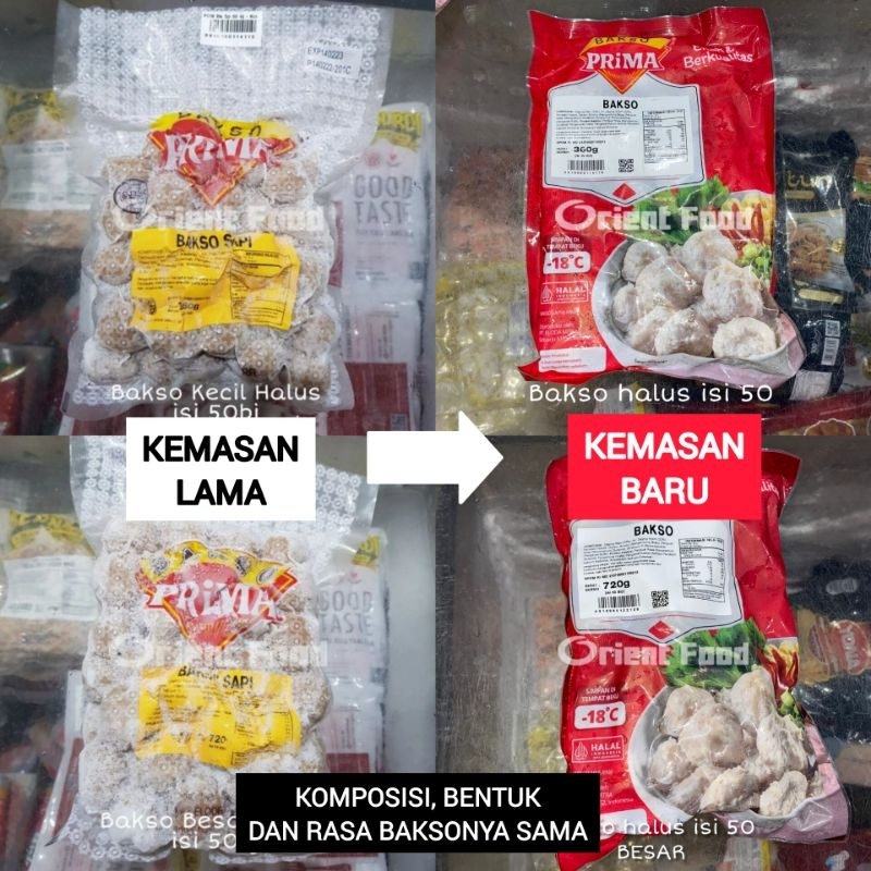 

Prima Baso Sapi Halus, Kasar All variant