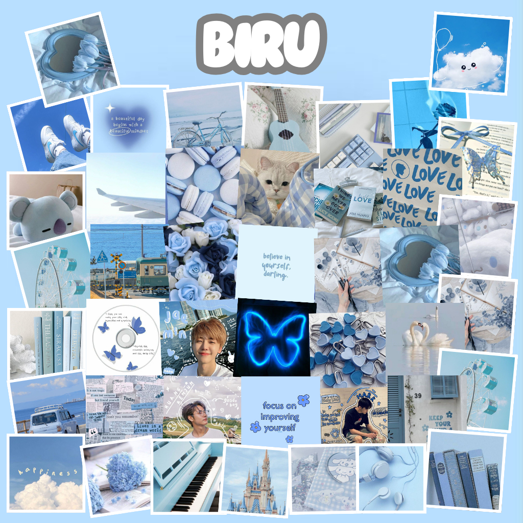 

(50 PCS) STICKER DECO WARNA PASTEL JURNAL SCRAPBOOK AESTHETIC