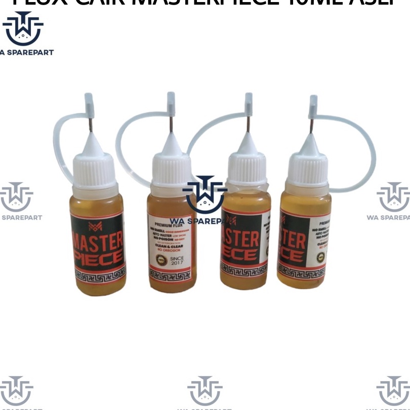 PROMO SALE FLUX CAIR SOLDER ELEKTRONIK MASTERPIECE  MASTER PIECE 1ML ORIGINAL