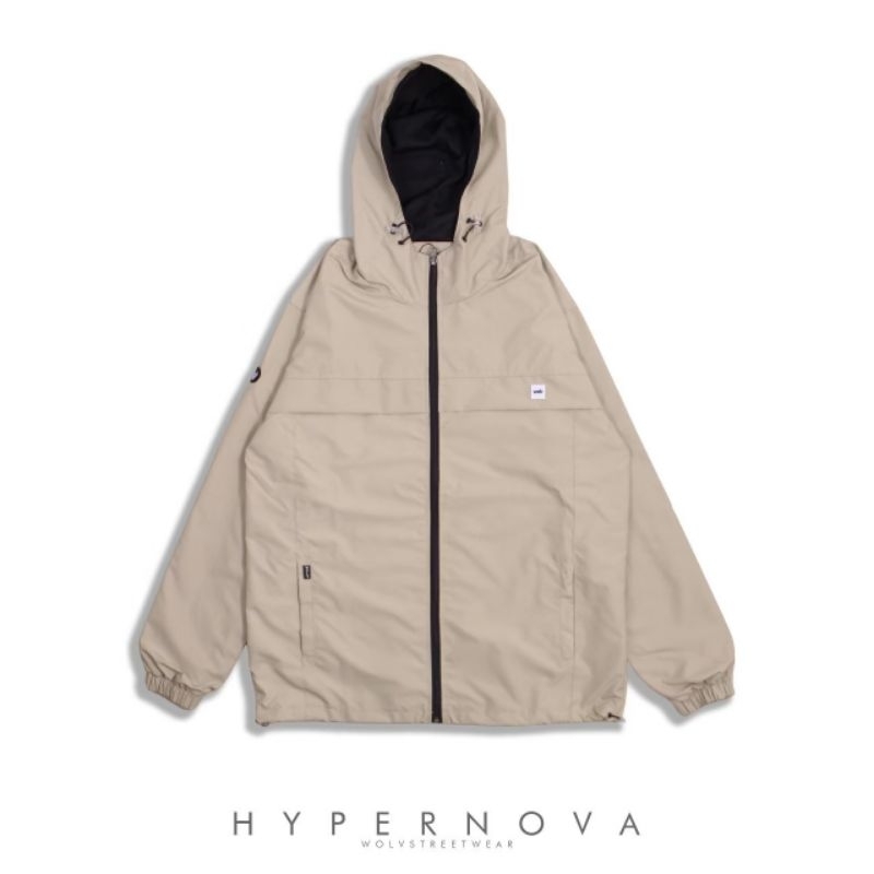 Jaket Wolv Jaket Outdoor Jaket Hypernova Cream Jaket Parasut Jaket Unisex