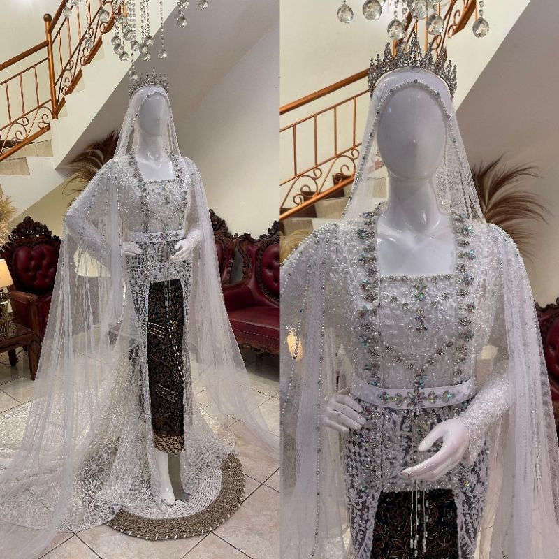 kebaya akad nikah | kebaya pengantin jumbo