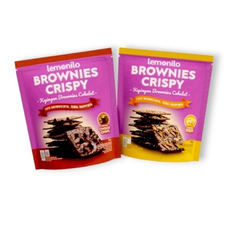 

LEMONILO BROWNIES COKELAT TOPPING CHOCO CHIPS/CRISPY CHEESE 35 GRAM