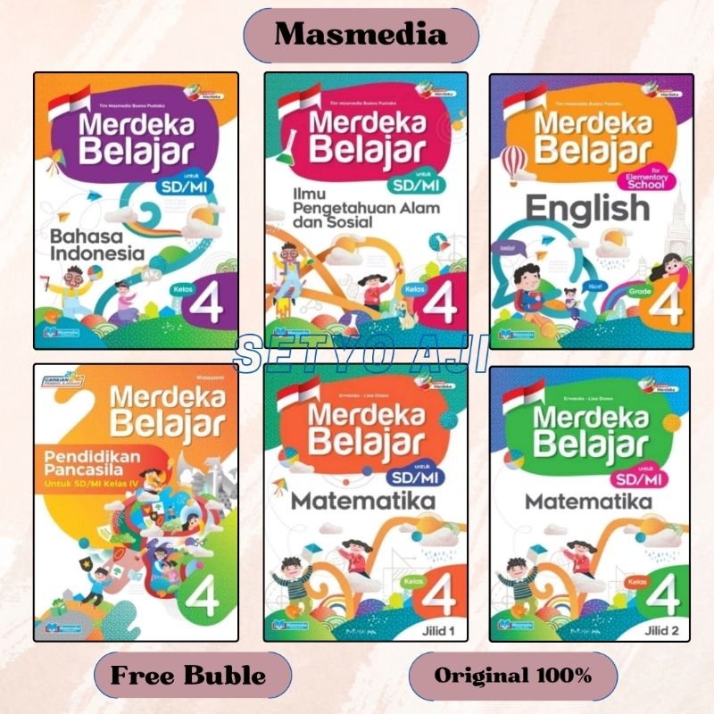 Merdeka Belajar SD/Mi Kelas 4 Kurikulum Merdeka Penerbit Masmedia