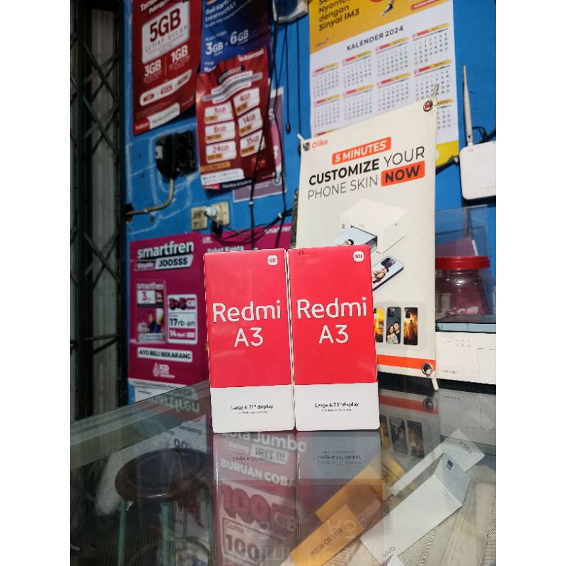 redmi a3 ram 4/128gb baru