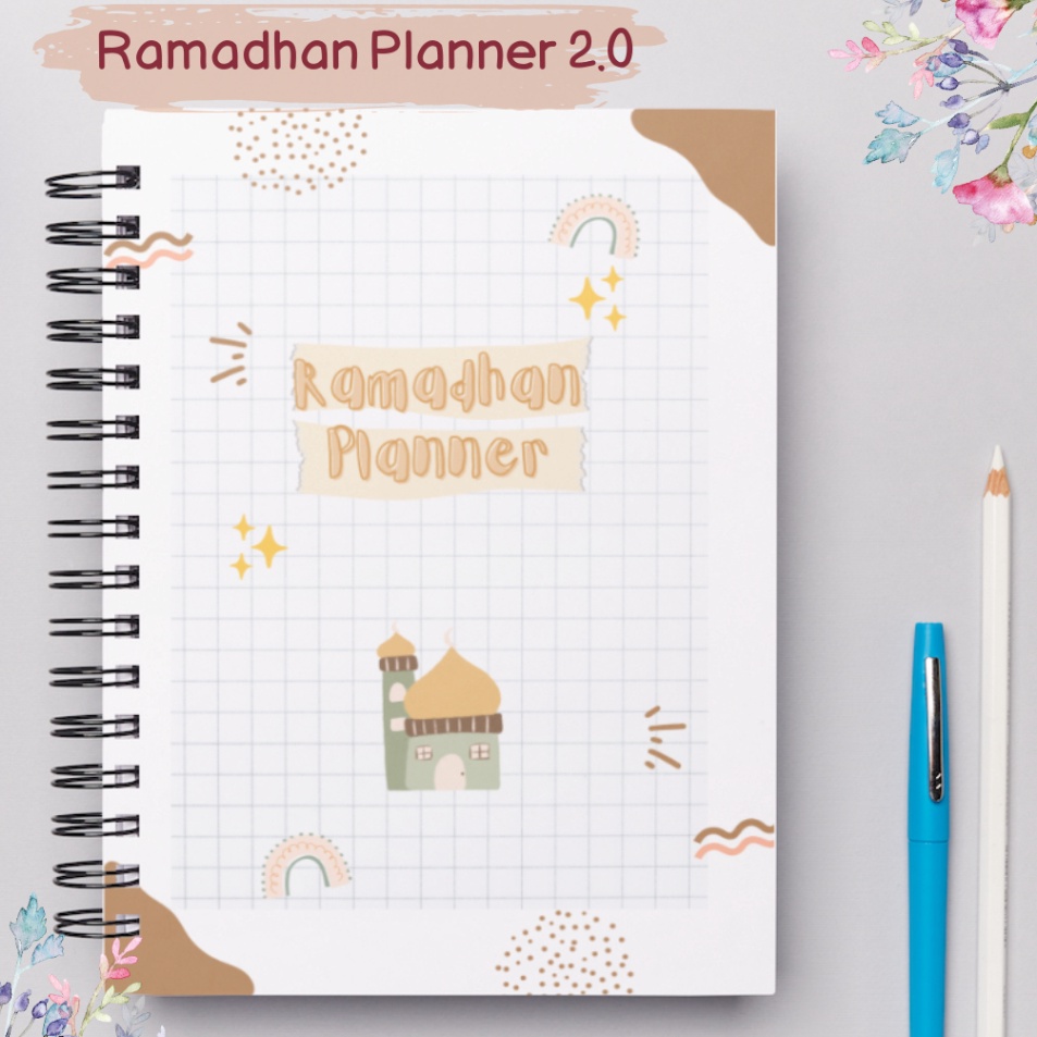 

Serba Meriah RP 2 Agenda Ramadhan 224 Notebook Loose Leaf Ramadhan Daily Planner 1445H RANDOM untuk Al Quran Al MaTsurat