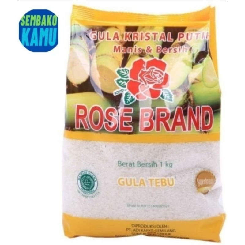 

Gula Pasir Rose Brand Kuning 1 kg